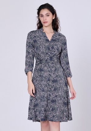 Smart and Joy MINIMALISTE À IMPRIMÉ GRAPHIQUE - Robe chemise - noir