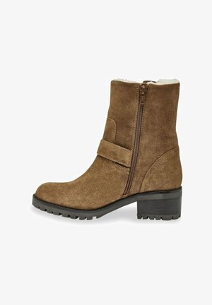 Les Tropeziennes par M Belarbi Bottines de cowboy / motard - marron