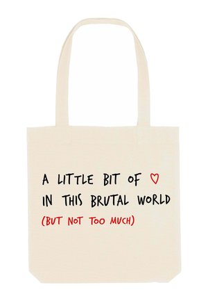 BRUTAL PRINT - Cabas - off white