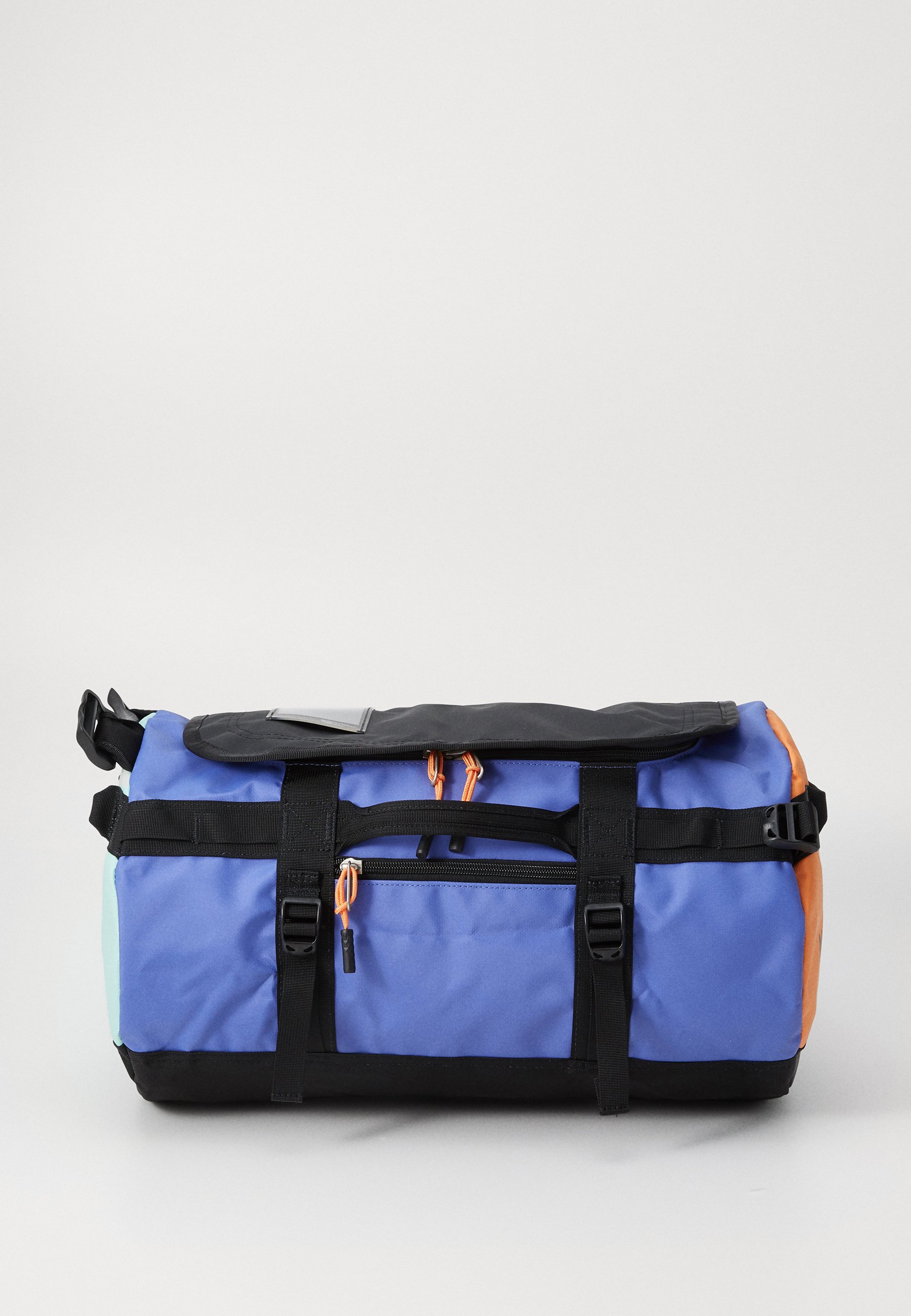 The North Face BASE CAMP DUFFEL - XS UNISEX - Reisetasche - indigo  plum-bright foam-papaya/lila - Zalando