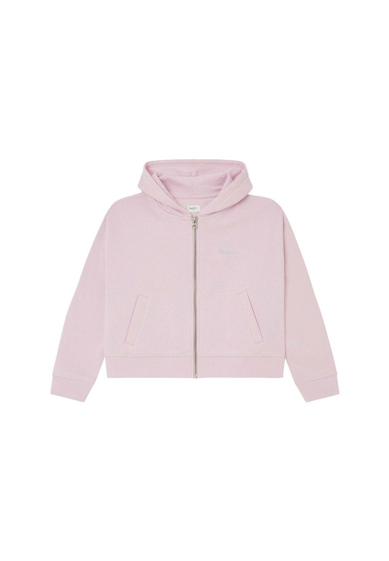 Pepe Jeans Sweater met rits roze