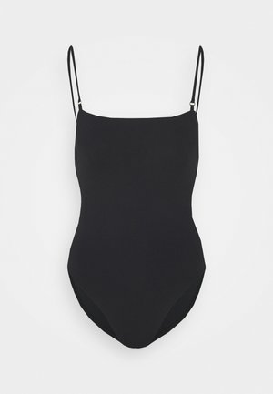 ACTIVE SQUARE NECK MAILLOT - Plavky - black