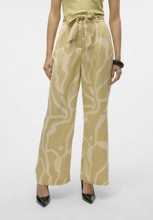 Vero Moda VMPAIGE - Hlače - green haze