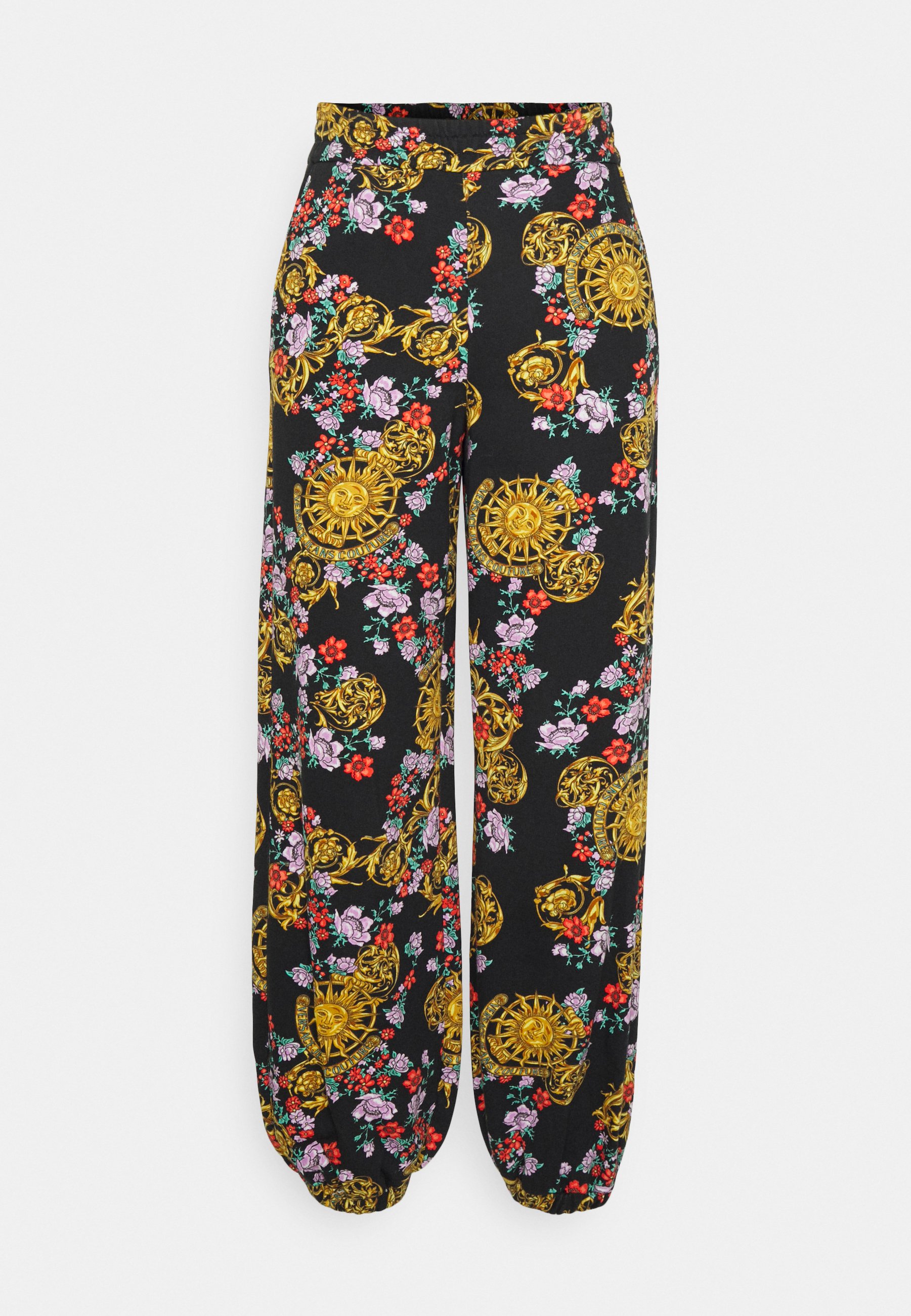 Versace Jeans Couture SUNFLOWER GARLAND - Trainingsbroek - black/zwart -  Zalando.nl
