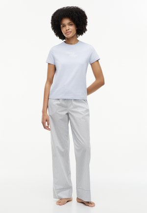 Tommy Hilfiger, 2 PACK - Pyjamashirt - light blue / white