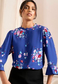 Love & Roses SCALLOP PINTUCK FLUTE SLEEVE - Palaidinė - blue