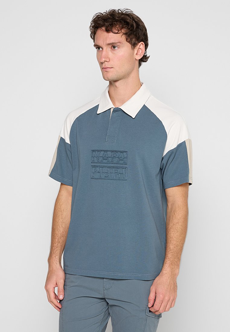 Napapijri Poloshirt blauwgrijs