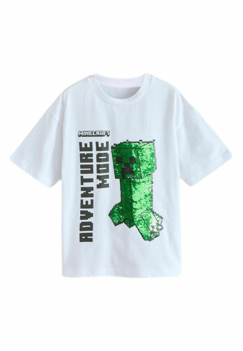 Next POKÉMON SEQUIN - Printtipaita - white green