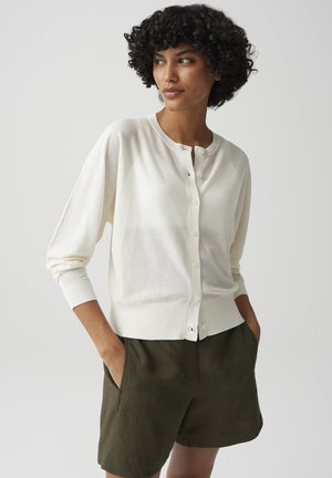 OPUS, SOFT FLOWING FIT - Cardigan - light cotton