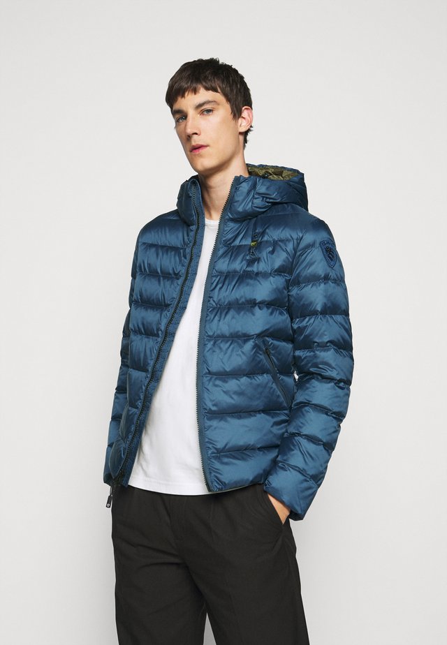 GIUBBINI CORTI IMBOTTITO - Dunjakke - navy blue/dark olive