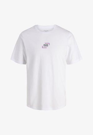 Jack & Jones, CORP GRAPHIC TEE - Trükipildiga T-särk - white