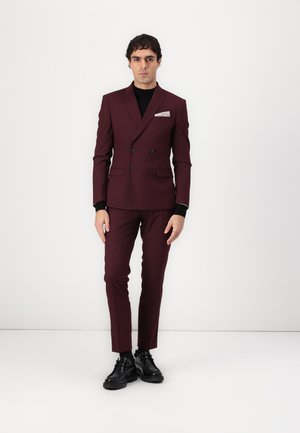 THE FASHION PEAK SUIT SLIM - Dress - merlot