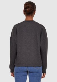 Merchcode HEART CREWNECK - Sweatshirt - charcoal