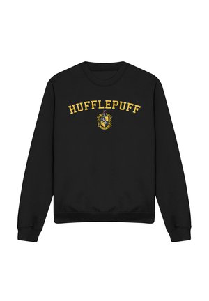 Cotton Soul, HARRY POTTER HUFFLEPUFF ARC SMALL CREST - Sweatshirt - black