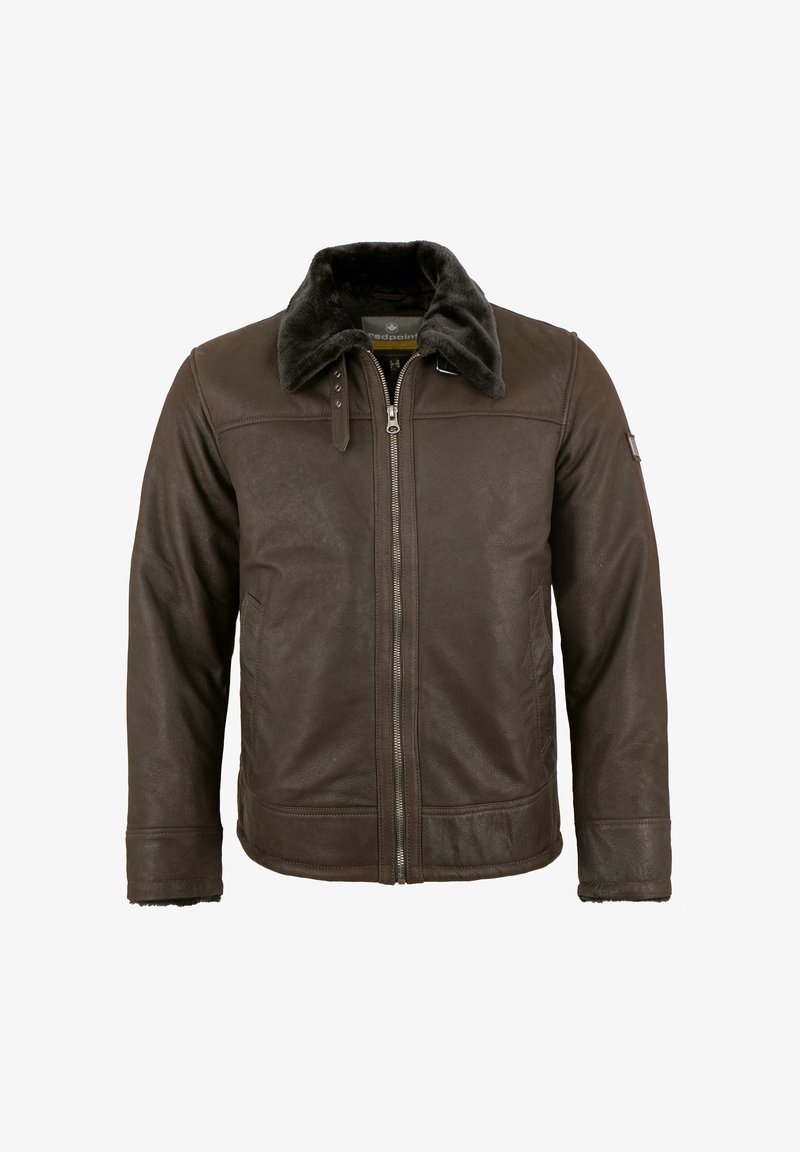 Redpoint HENRY - Lederjacke - braun