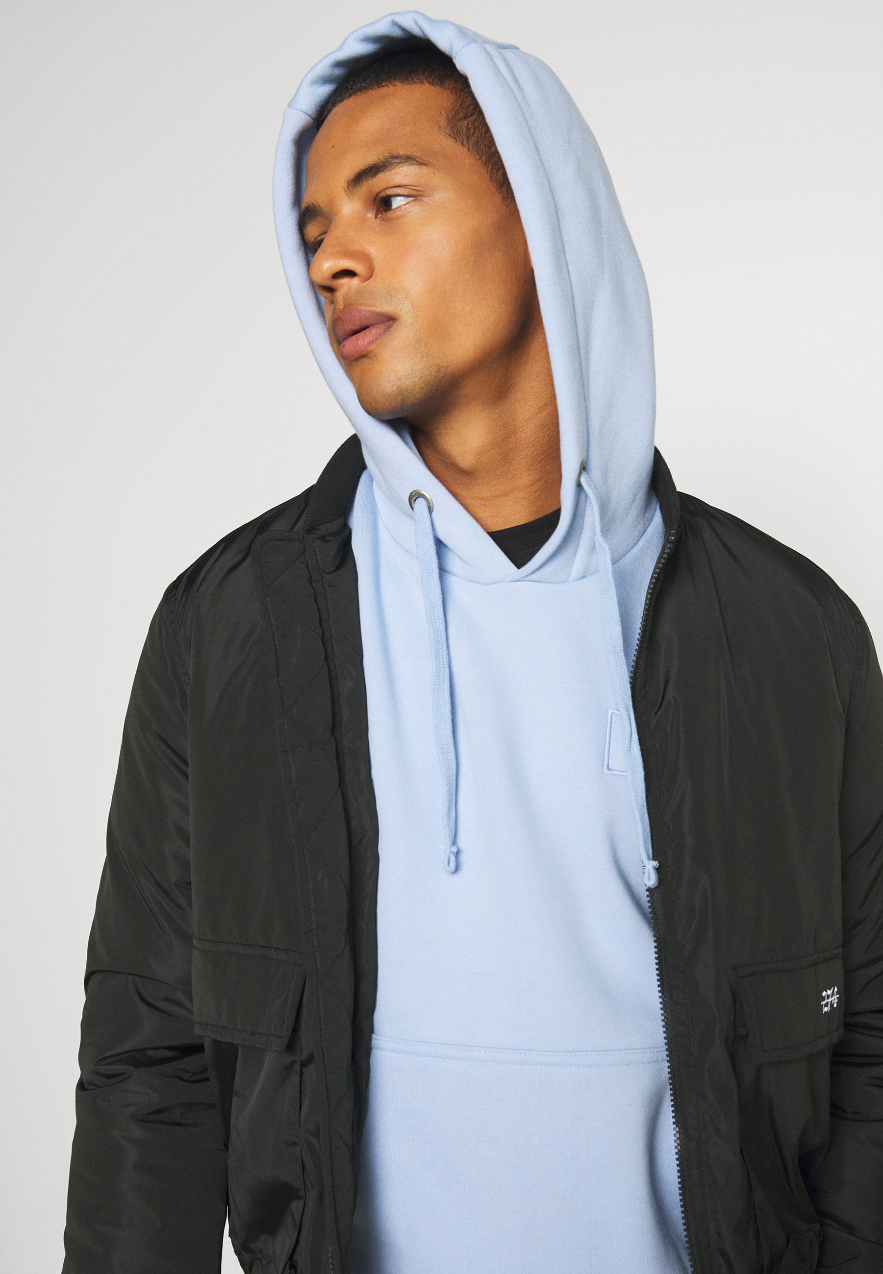 baseball jacket with hood