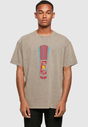 ABSOLUTE CULT CARS - LIGHTNING MCQUEEN STRIPES   - Camiseta estampada - darkkhaki