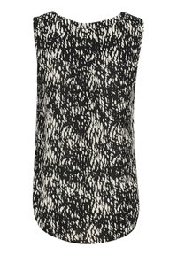 Kaffe KAAMBER PRINTED - Débardeur - black white graphic snake