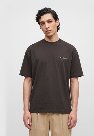 AllSaints, UNDERGROUND CREW - Тениска с щампа - washed black