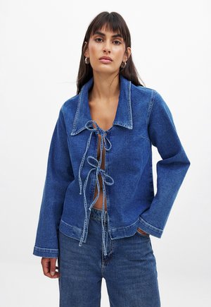 Overhemdblouse - mid blue