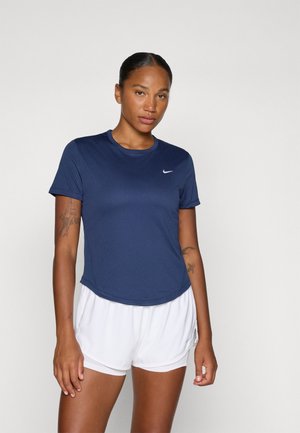 TEMPO TOP - Sport T-Shirt - midnight navy/reflective silver-coloured