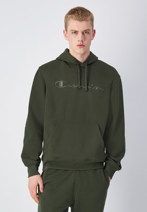 SCRIPT SHOP - Hoodie - olive