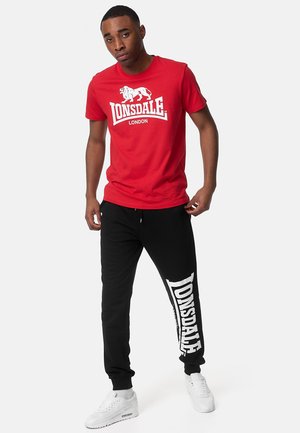 Lonsdale NORMALE PASSFORM ST ERNEY - T-shirts print - red