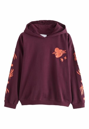 Jersey con capucha - burgundy red embroidery