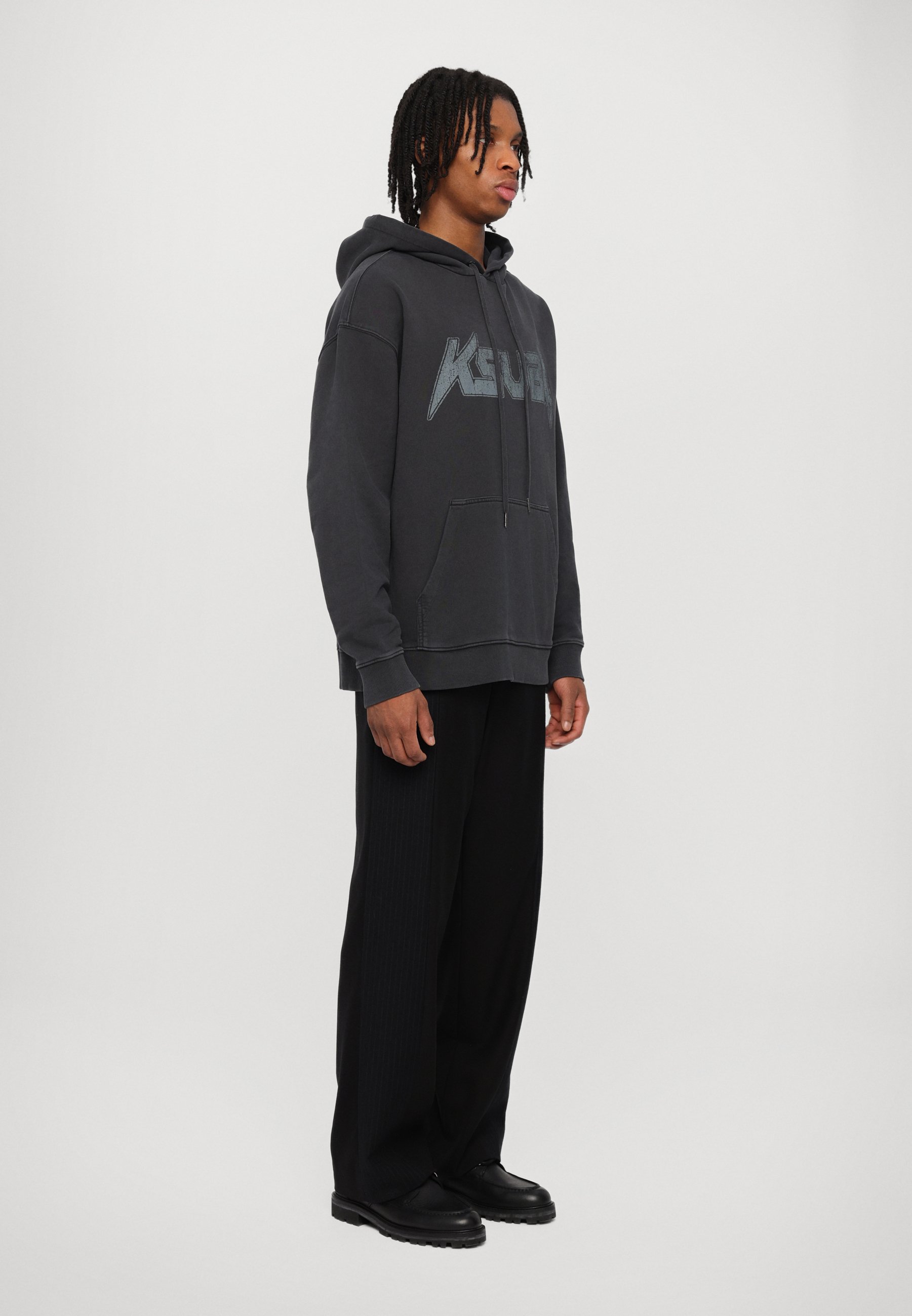 関税込 KSUBI スビ エレクトリック ビギー フーディ 黒 Ksubi Inverted Biggie パーカー | ブラック | FARFETCH JP
