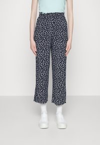 Lindex TROUSERS BELLA CROPPED - Calças - navy