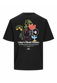 Jack & Jones RUNDHALS   - Camiseta estampada - black