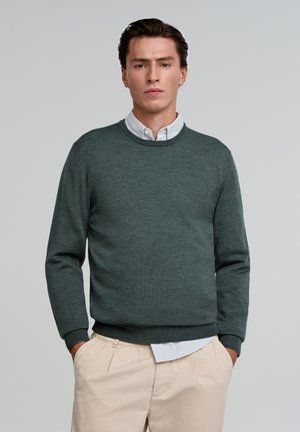 CLASSIC ROUND NECK - Sweatshirt - green