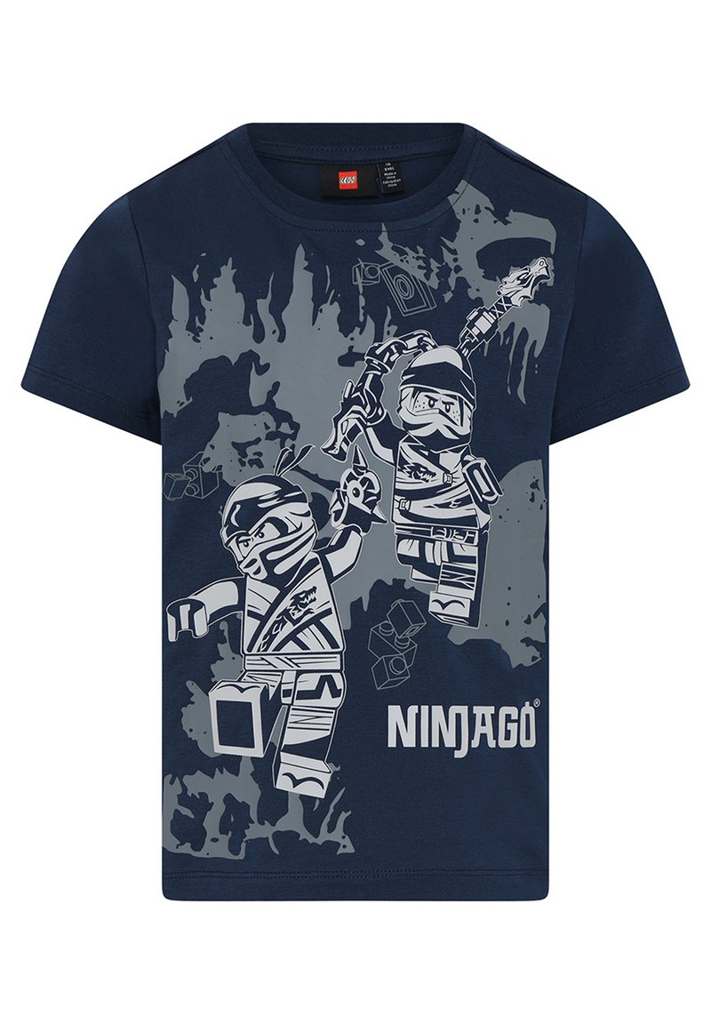 LEGO® kidswear T-shirt print donkerblauw