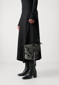 Marimekko CARRY UNIKKO - Cross body bag - grey/light green/black