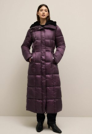 REGULAR FIT - SHOWER RESISTANT PADDED LONGLINE - Wintermantel - plum