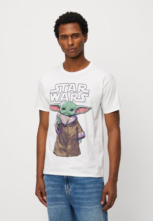 GROGU CALM - Print T-shirt - white