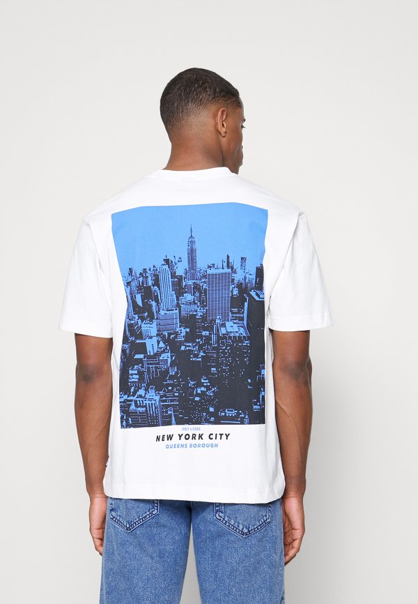 ONSFRED CITY PRINT - Print T-shirt - cloud dancer2