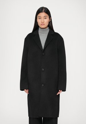 DIAMOND DETAILED COAT - Klasisks mētelis - black