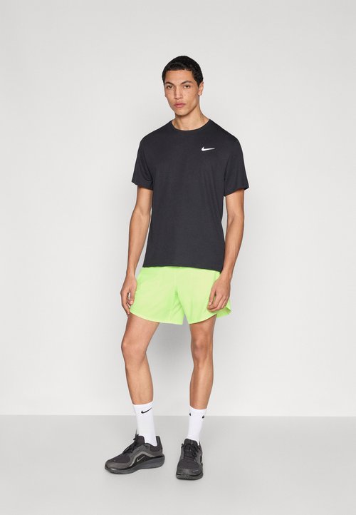 Nike 2-in-1 shorts - lime blast/reflective silver-coloured — photo 2
