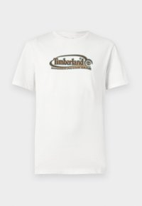 BIG OVAL LOGO TEE VINTAGE - T-shirts med print - vintage white