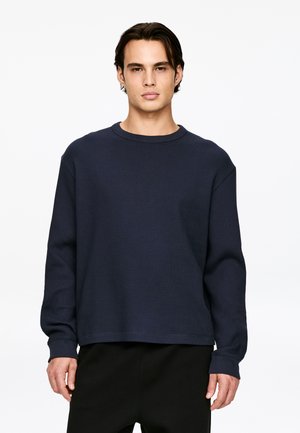 WAFFLE - Langarmshirt - dark blue