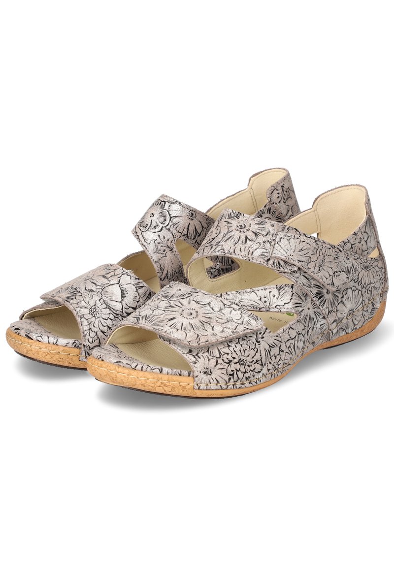 Damen Sneaker | Waldläufer Riemensandalette grau - JT29014 Damen Sneaker | Waldläufer Riemensandalette grau - JT29014