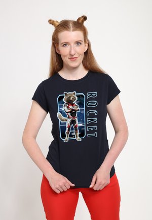 GUARDIANS OF THE GALAXY ROCKET ARMOR SOLO BOX - T-shirt z nadrukiem