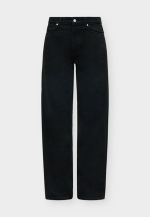 Marc O'Polo DENIM, TOMMA - Straight leg jeans - black multi-coloured
