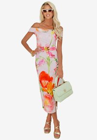 BARDOT BODYCON MIDI - Robe fourreau - pink