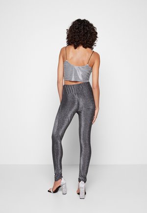 Legging - silver-coloured