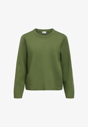Object, OBJREYNARD O-NECK PULLOVER NOOS - Pullover - bronze green
