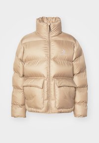 POCKET PUFFER JACKET - Winterjas - beige