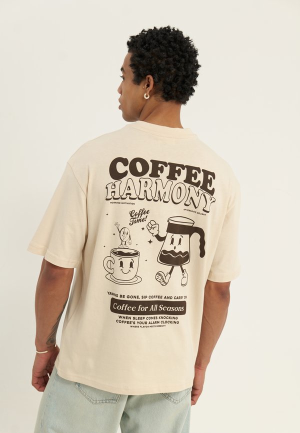 UNISEX - Print T-shirt - beige3