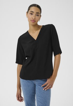 Kaffe HALEY SOLID - Bluza - black deep